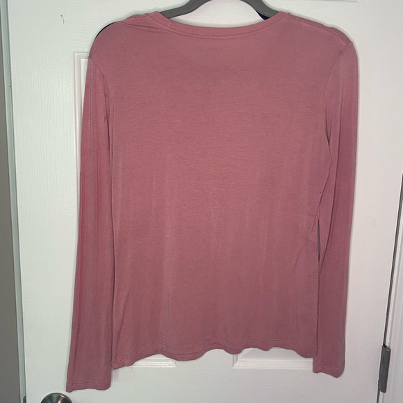 Y2K VTG retro Bebe long sleeve top sparkle blouse - Picture 12 of 13